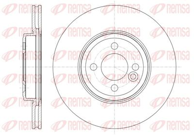 Brake Disc REMSA 61334.10