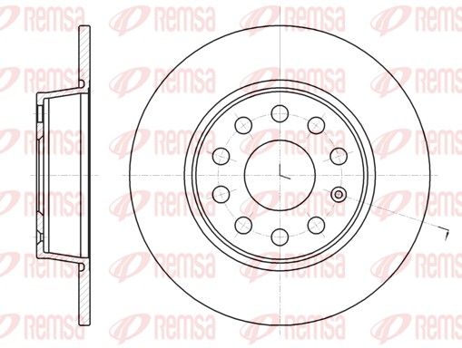 REMSA 61340.00 Brake Disc