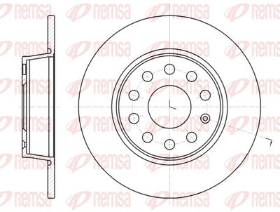 Brake Disc REMSA 61340.00