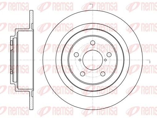 REMSA 61343.00 Brake Disc