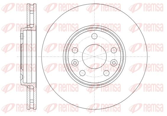 REMSA 61344.10 Brake Disc