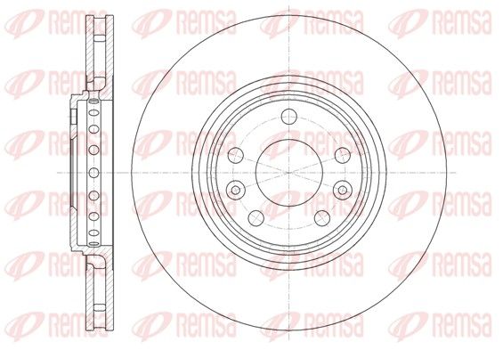 REMSA 61345.10 Brake Disc
