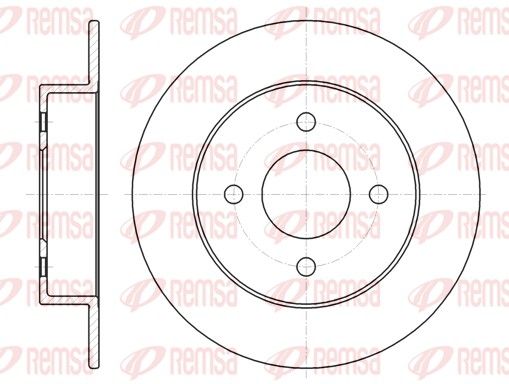 REMSA 61353.00 Brake Disc