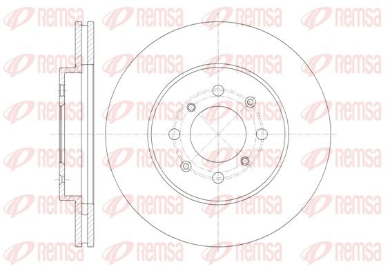 REMSA 61357.10 Brake Disc