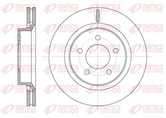 REMSA 61360.10 Brake Disc