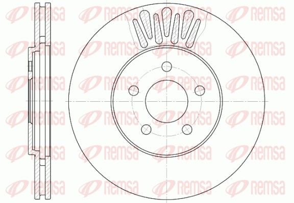 REMSA 61361.10 Brake Disc