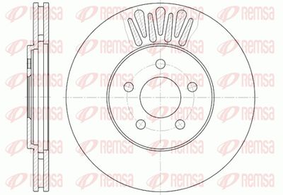 Brake Disc REMSA 61361.10