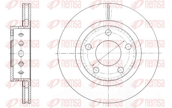 REMSA 61363.10 Brake Disc
