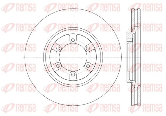 REMSA 61366.10 Brake Disc