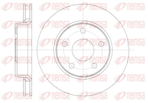 REMSA 61367.10 Brake Disc