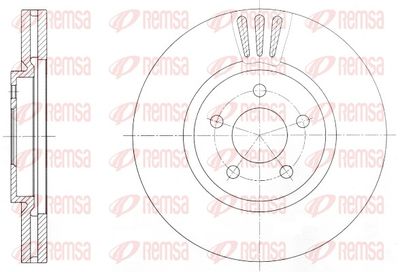Brake Disc REMSA 61370.10