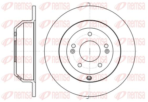 REMSA 61373.00 Brake Disc