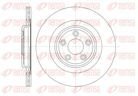 REMSA 61375.10 Brake Disc