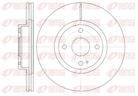 REMSA 61380.10 Brake Disc