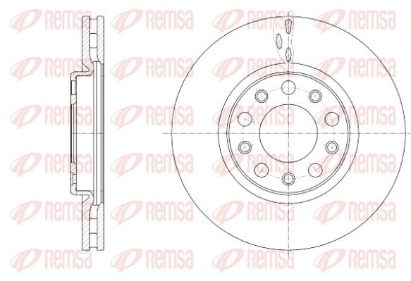 REMSA 61389.10 Brake Disc