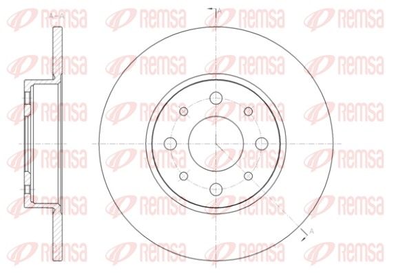 REMSA 61390.00 Brake Disc