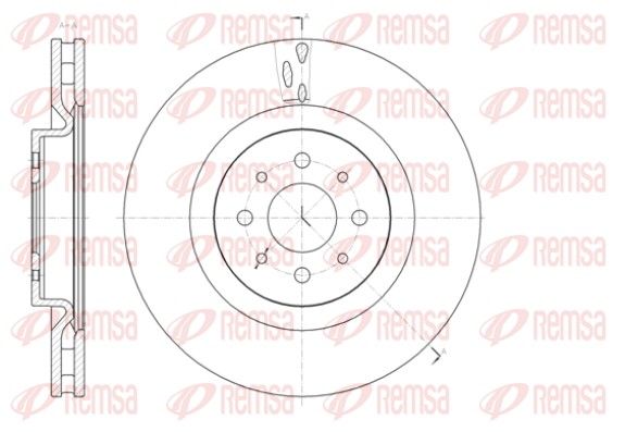 REMSA 61391.10 Brake Disc