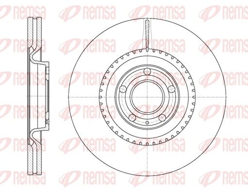 REMSA 61392.10 Brake Disc
