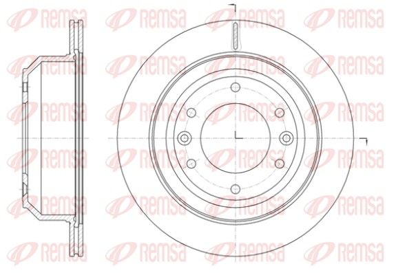 REMSA 61397.10 Brake Disc