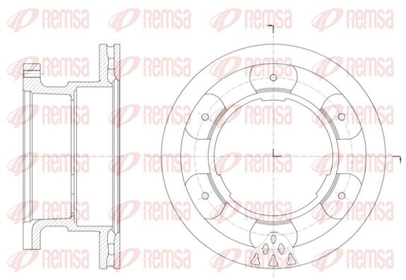 REMSA 61400.10 Brake Disc