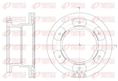 Brake Disc REMSA 61400.10