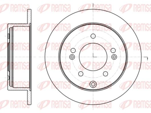 REMSA 61401.00 Brake Disc