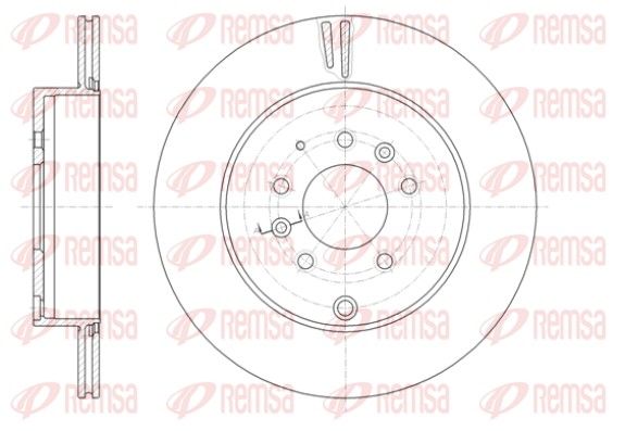 REMSA 61402.10 Brake Disc