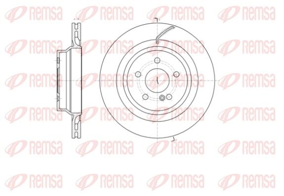 REMSA 61404.10 Brake Disc