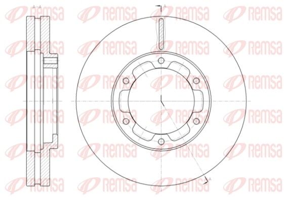 REMSA 61409.10 Brake Disc