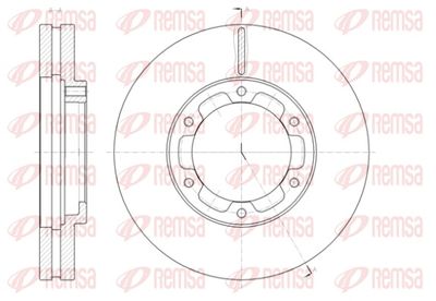Brake Disc REMSA 61409.10