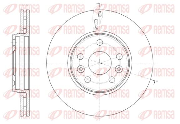 REMSA 61411.10 Brake Disc