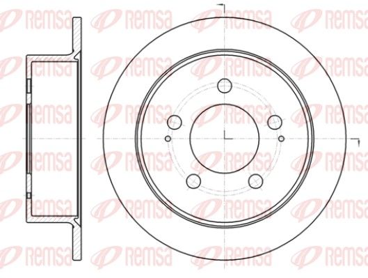 REMSA 61414.00 Brake Disc