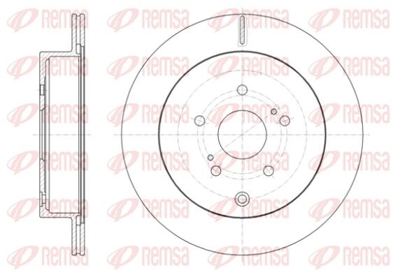 REMSA 61416.10 Brake Disc