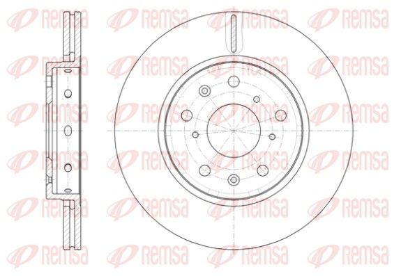 REMSA 61417.10 Brake Disc