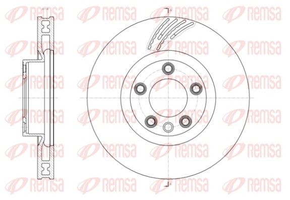 REMSA 61419.11 Brake Disc