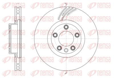 Brake Disc REMSA 61419.11