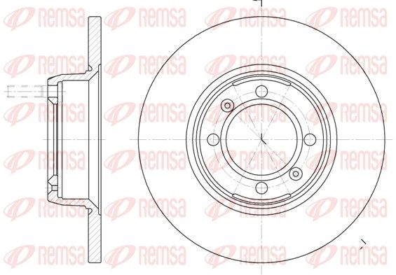 REMSA 6142.00 Brake Disc