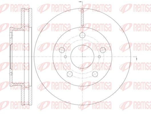 REMSA 61421.10 Brake Disc