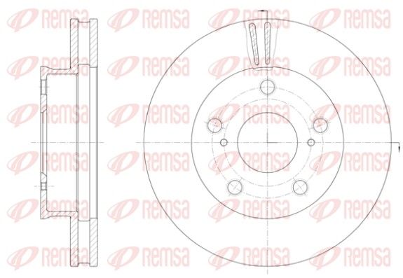 REMSA 61422.10 Brake Disc