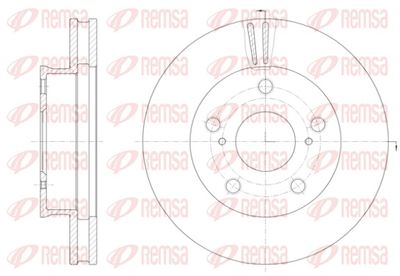 Brake Disc REMSA 61422.10