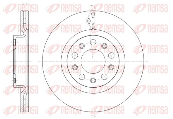 REMSA 61428.10 Brake Disc