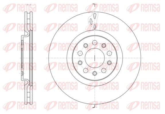 REMSA 61429.10 Brake Disc