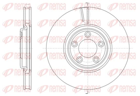 REMSA 61431.10 Brake Disc