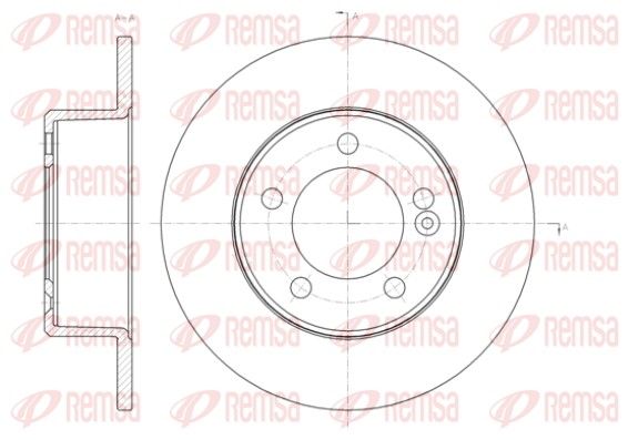 REMSA 61433.00 Brake Disc