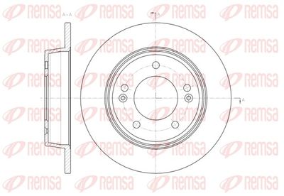Brake Disc REMSA 61435.00