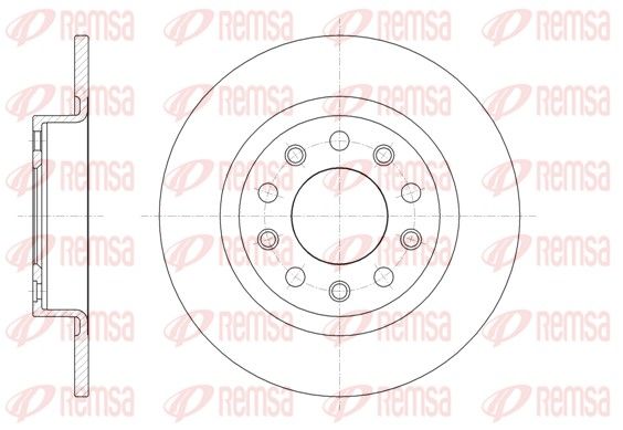 REMSA 61445.00 Brake Disc