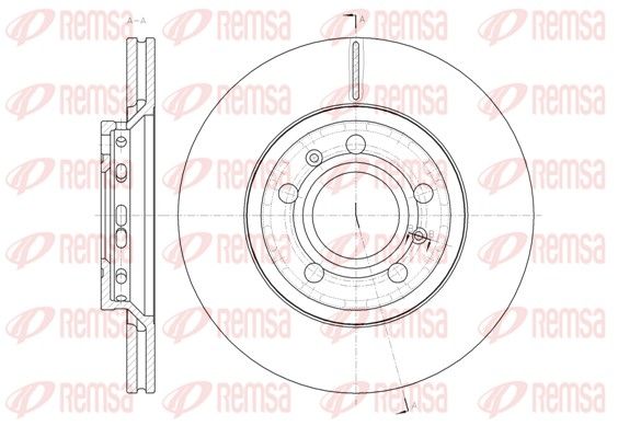 REMSA 61447.10 Brake Disc