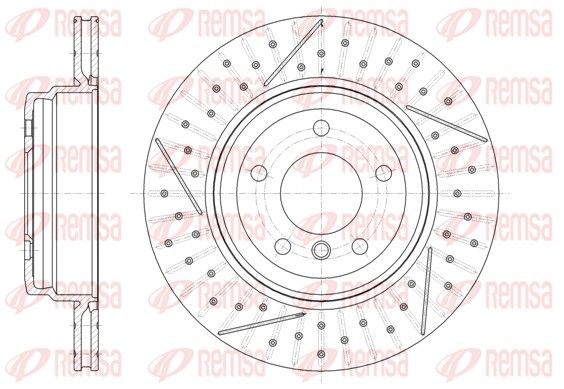 REMSA 61451.10 Brake Disc