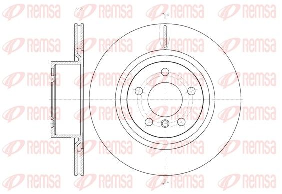 REMSA 61455.10 Brake Disc