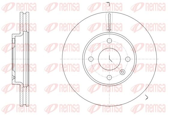 REMSA 61456.10 Brake Disc